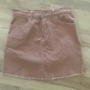 Pink Corduroy Juliette John Galt skirt brandy